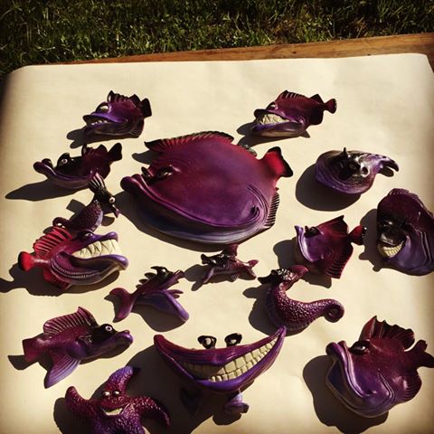 Purplicious fishes!