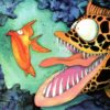 "Dangerous Waters" Watercolor Print