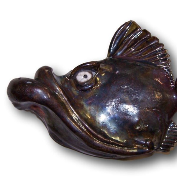 Raku Fired Fish with Attitude
