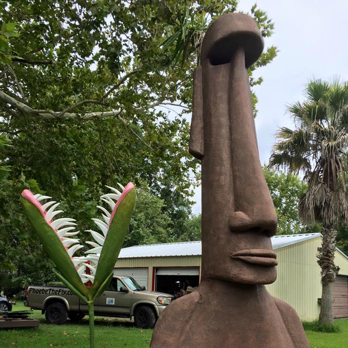 Tiki Head - Artist Mike Quinn