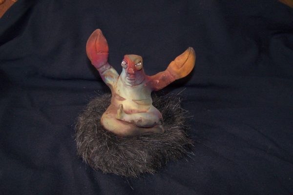 Crabman Raku Fired - Image 2