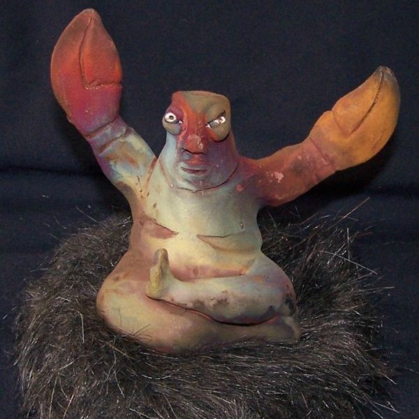 Crabman Raku Fired
