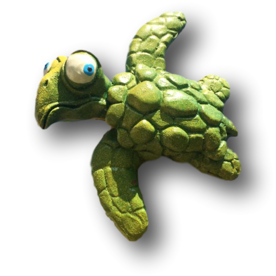 Big Wave Dave Sea Turtle Art Fish With Attitude by Mike Quinn