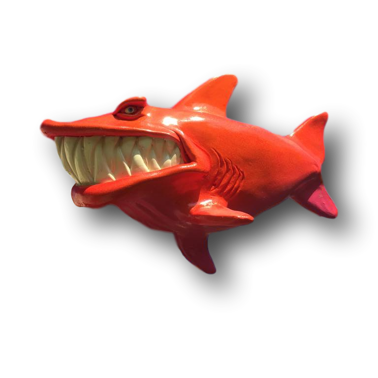 Red Aunt Mitzi Shark - Fish With Attitude