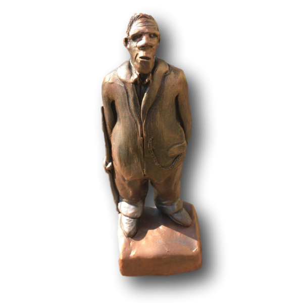 Three Finger Louie - Statue