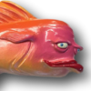 Bright Crusty Rusty Fish With Attitude