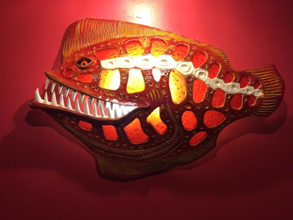 Large Toothy Red Fish - Image 3