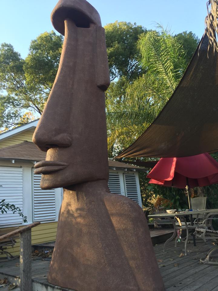 Tiki Head - Artist Mike Quinn