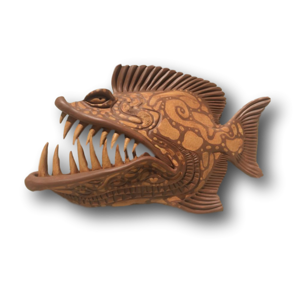 Brown Large Toothy - Fish with Attitude