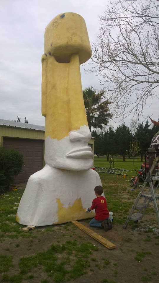 Tiki Head - Artist Mike Quinn