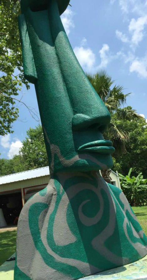 Tiki Head - Artist Mike Quinn