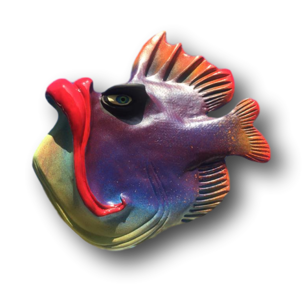 Blue Mona Red Lips Fish with Attitude