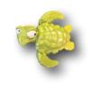 Frankie Two Guns Bright Green Sea Turtle