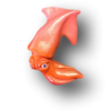 Orange Lucy Squid Fish with Attitude - Image 2