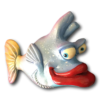 Yellow/Grey Jodi Wray - Fish with Attitude