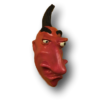 Red and Black Seminole Mask - Image 2
