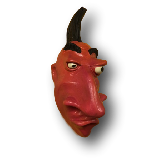 Red and Black Seminole Mask - Image 2