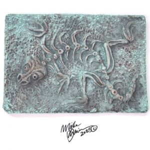 Lizza Dora Lizard Fossil by Mike Quinn