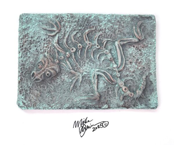 Lizza Dora Lizard Fossil by Mike Quinn
