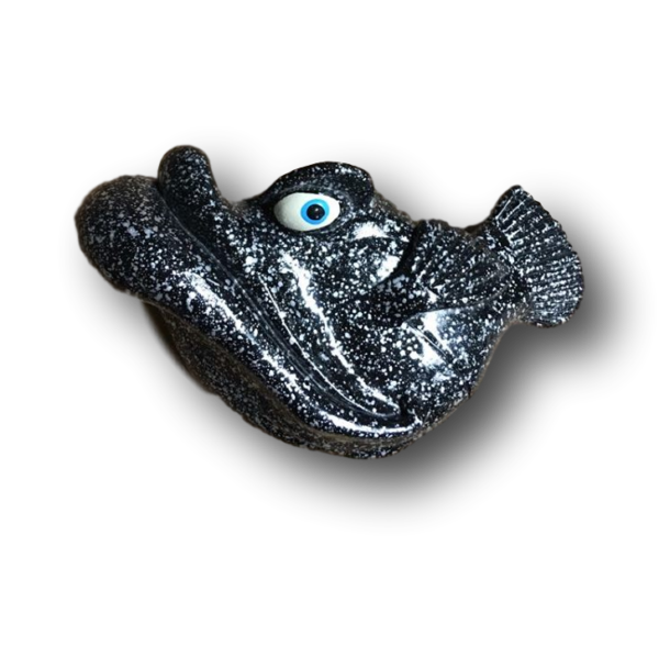 Speckled Silver Pablo Fish with Attitude