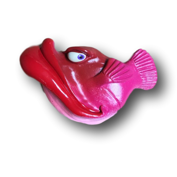 Pablo Red Lips Fish with Attitude Bright Pink