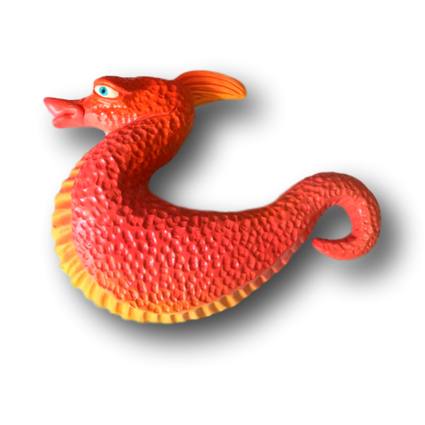 Fun Pink/Orange Mammajo Seahorse - Fish with Attitude