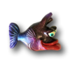 Dark Purple Jodi Wray - Fish with Attitude - Wall Decor - Image 2