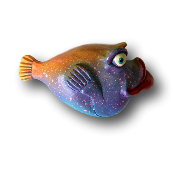 Purple Dr. Billy Bunko Fish with Attitude - Image 2