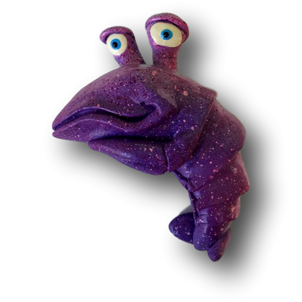 Groovy Bender Crawfish - Fish With Attitude Purple