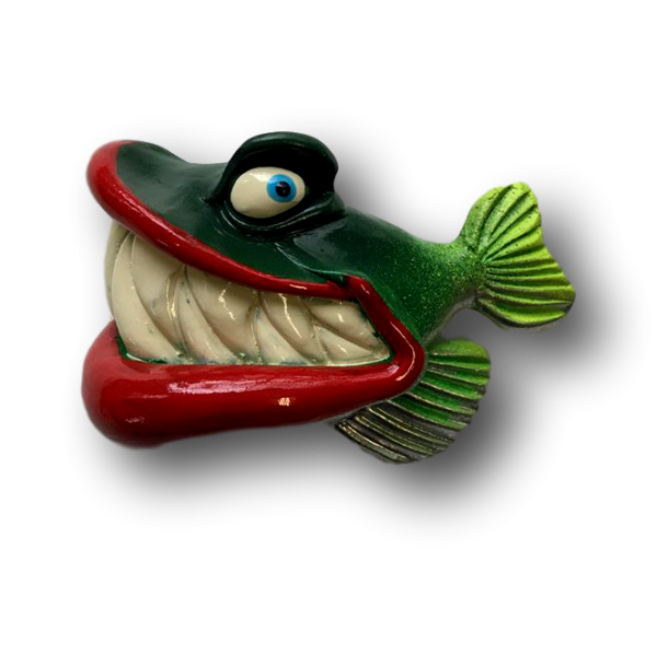 Red Lips Cliff Fish with Attitude by Mike Quinn