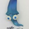 Blue Stinky Mel Squid Wall Art