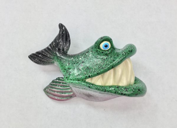 Sherri Big Mouth - Fish with Attitude Purple Red Lips