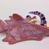 Large Toothy Pink Fish "Lucky Lucy" - Image 4