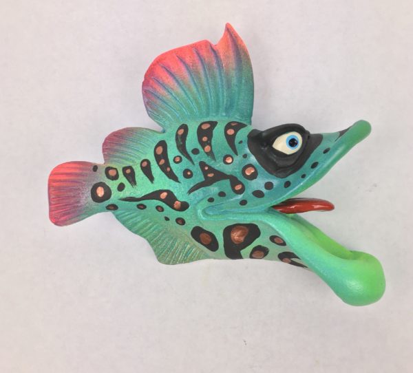 Bright Squeek W/Pattern - Fish with Attitude
