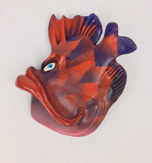 Funky Purple Red - Monica Fish with Attitude