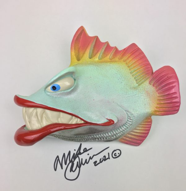 Walter Red Lips Fish Art