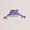 Wild Purple Don Juan Frog Art - Image 3