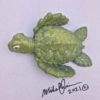 King Kalana Sea Turtle Wall Art- Green