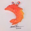 Orange Hipster Shrimp - Fish With Attitude