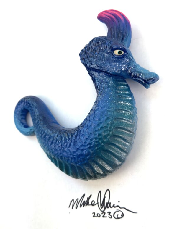 Rowdy Seahorse Wall Art - Fish with Attitude - Image 3
