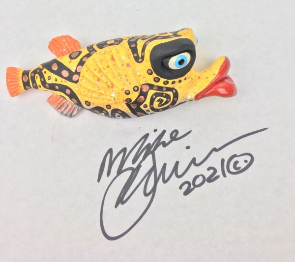 Mrs. Robinson - Fish with Attitude - Purple/yellow