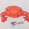 Bitcoin Bob - Frog Wall Art -with glass eyes