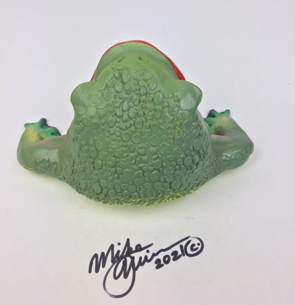 Bitcoin Bob - Frog Wall Art -with glass eyes - Image 4