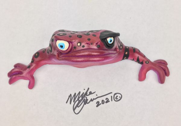 Red Lips Don Juan Frog Wall Art