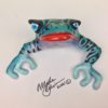 Wild Blue Little Big Eye Frog Wall Decor