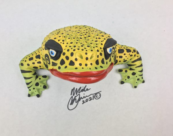 Bitcoin Bob - Frog Wall Art - With Pattern - Image 2