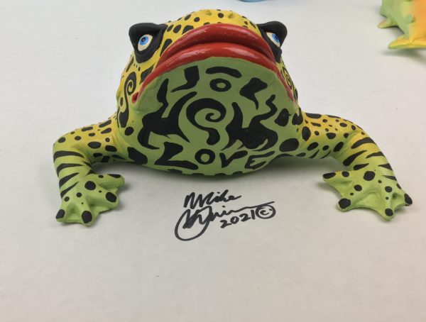 Bitcoin Bob - Frog Wall Art - With Pattern - Image 3