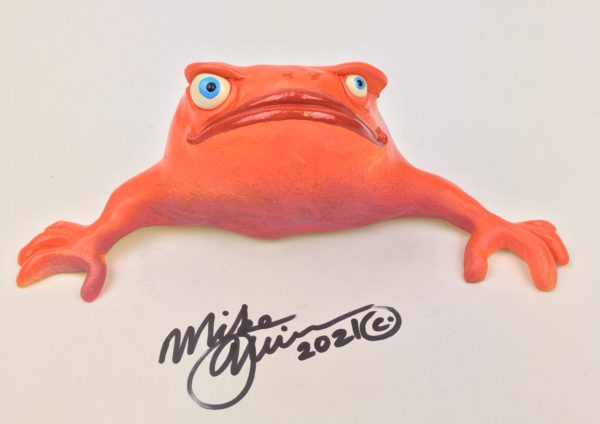 Don Juan Frog Wall Art with Red Lips - Image 3