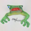 Green - Little Big Eye Frog Wall Art