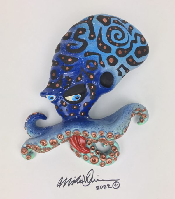 Patterned Mr. Poopy Octopus - Fish with Attitude